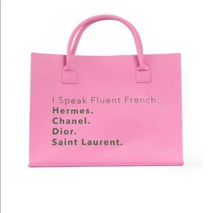 LA TRADING CO VEGAN LEATHER PUNK TOTE